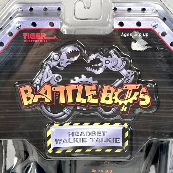 BattleBots Walkie Talkie Headset Play Set 2001 Hasbro Tiger Electronics NIP - Picture 2 of 13